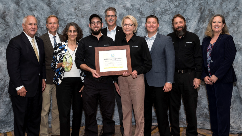 Bridestone Warren county plant 2018 governor's environmental stewardship award winner